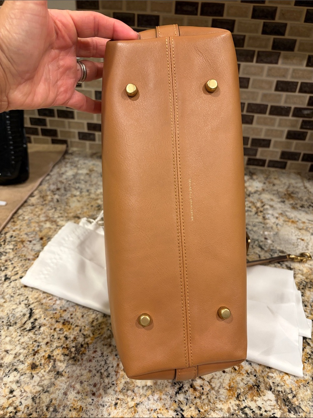Coach EMPIRE 28 HONEY BROWN soft Leather Satchel - Picture 12 of 17